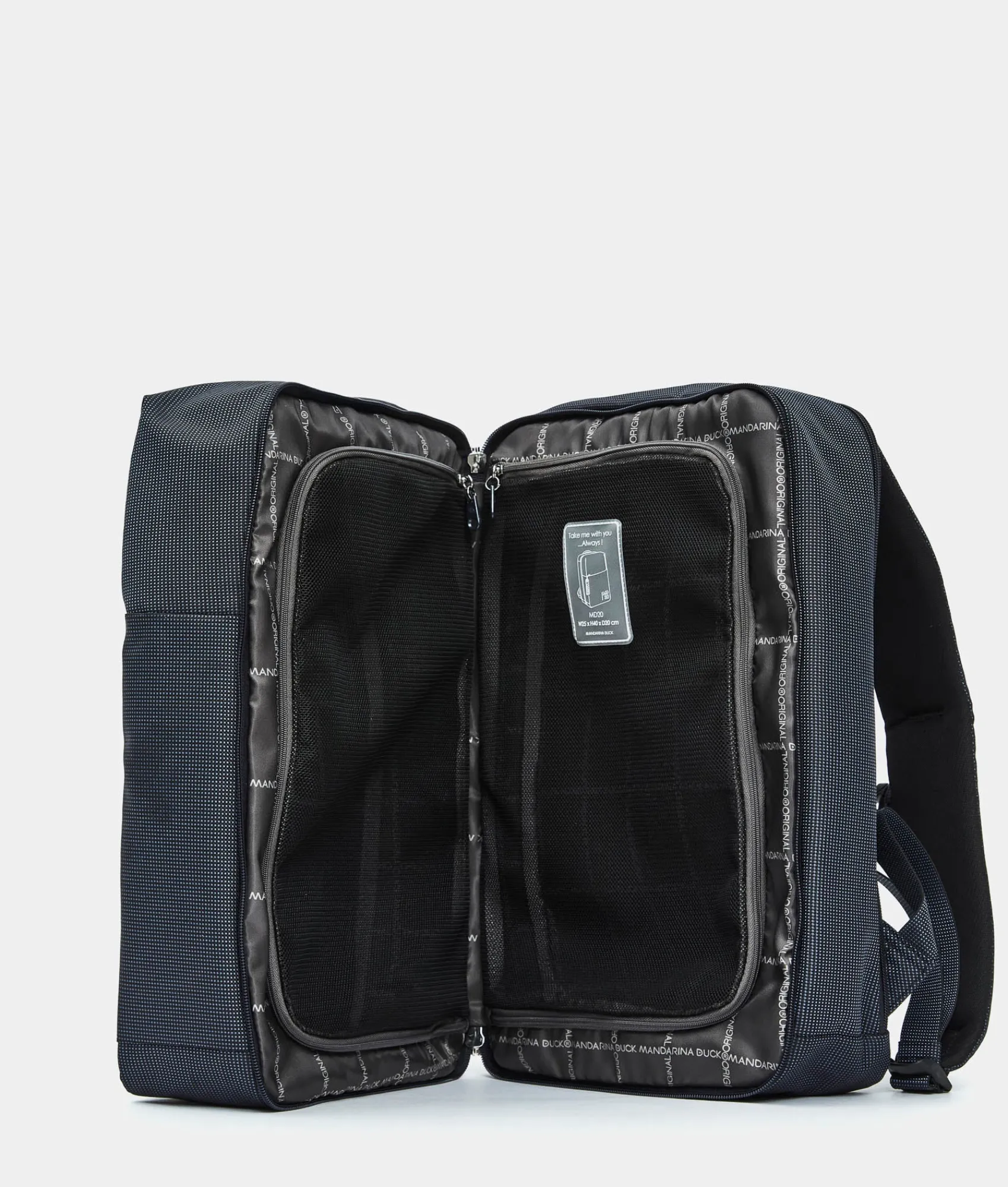 Online Mandarina Duck MD20 Travel Backpack With Padded Shoulder Straps Scarab