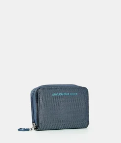 New Mandarina Duck MD20 Wallet BlueWing