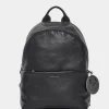 Hot Mandarina Duck MELLOW LEATHER Backpack Nero