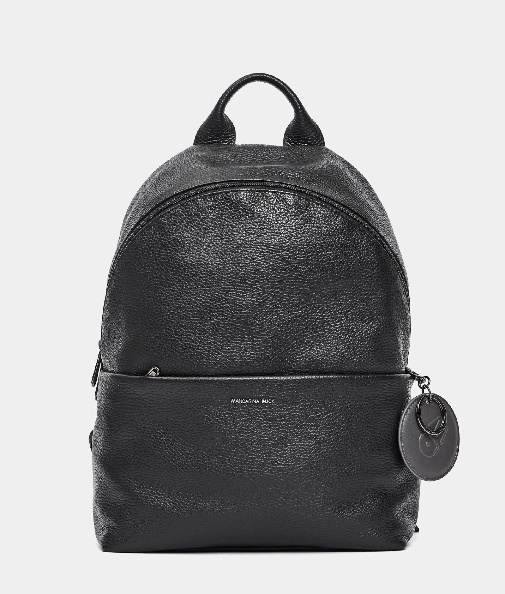 Hot Mandarina Duck MELLOW LEATHER Backpack Nero