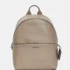 Sale Mandarina Duck MELLOW LEATHER Backpack WarmTaupe
