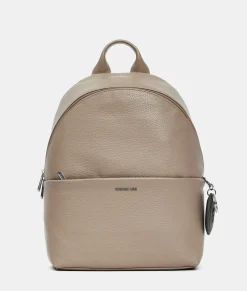 Sale Mandarina Duck MELLOW LEATHER Backpack WarmTaupe