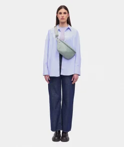 Online Mandarina Duck MELLOW LEATHER Belt Bag IcebergGreen