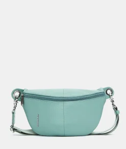 Online Mandarina Duck MELLOW LEATHER Belt Bag IcebergGreen