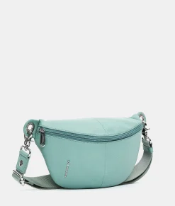 Online Mandarina Duck MELLOW LEATHER Belt Bag IcebergGreen