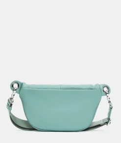 Online Mandarina Duck MELLOW LEATHER Belt Bag IcebergGreen