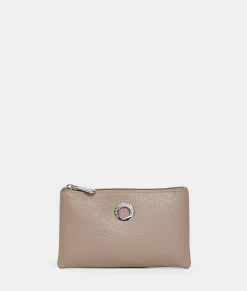 Hot Mandarina Duck MELLOW LEATHER Card Holder WarmTaupe