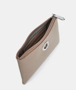 Hot Mandarina Duck MELLOW LEATHER Card Holder WarmTaupe