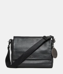 Clearance Mandarina Duck MELLOW LEATHER Crossbody Bag Nero