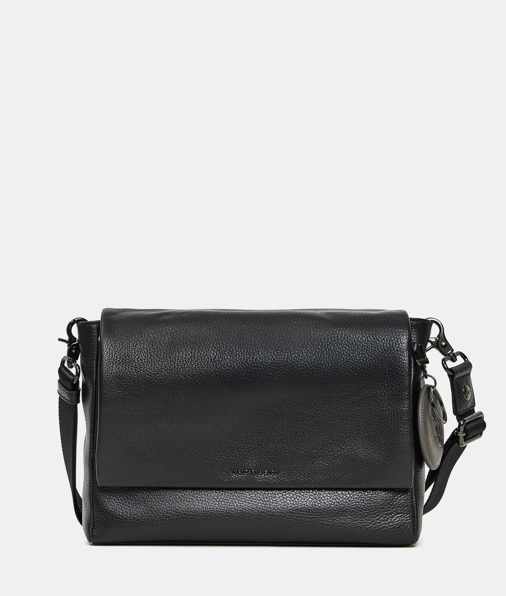 Clearance Mandarina Duck MELLOW LEATHER Crossbody Bag Nero