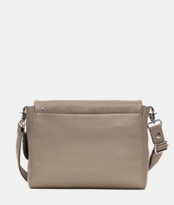 Fashion Mandarina Duck MELLOW LEATHER Crossbody Bag WarmTaupe