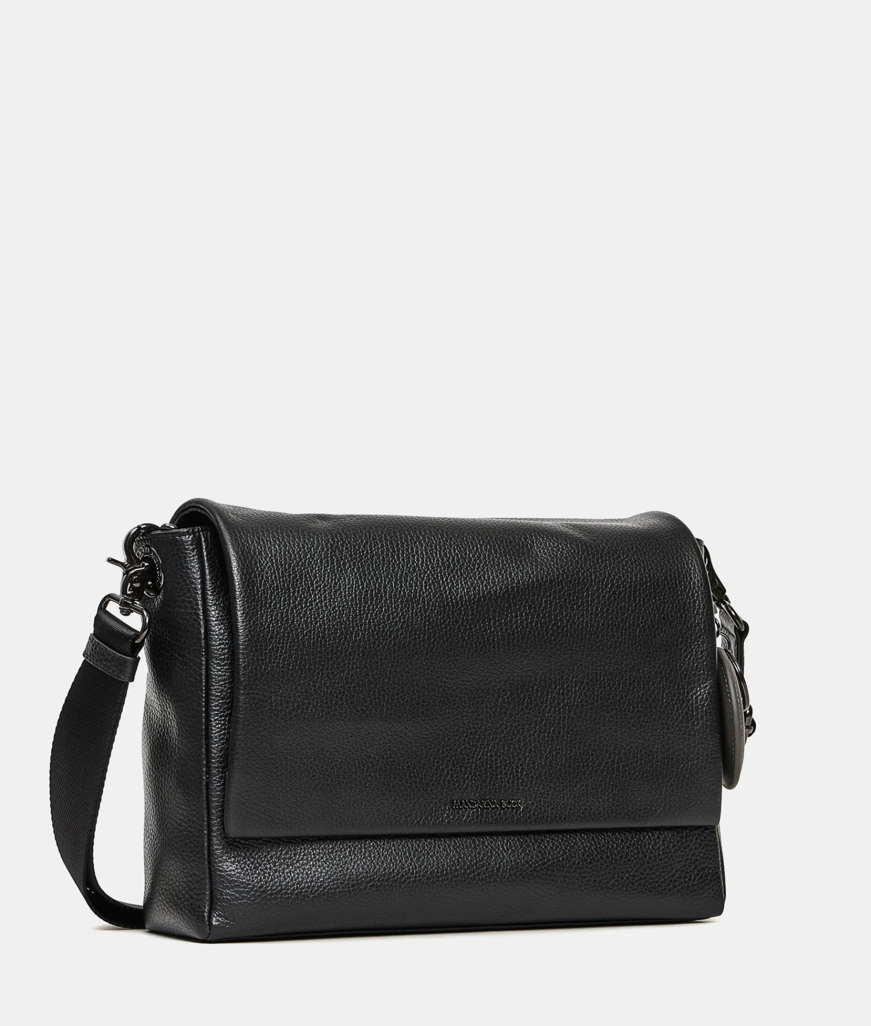 Clearance Mandarina Duck MELLOW LEATHER Crossbody Bag Nero