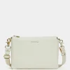 Online Mandarina Duck MELLOW LEATHER Large Triple Pochette Almond