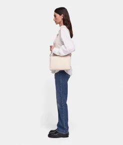 Online Mandarina Duck MELLOW LEATHER Large Triple Pochette Almond