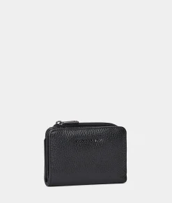 New Mandarina Duck MELLOW LEATHER Leather Wallet Nero