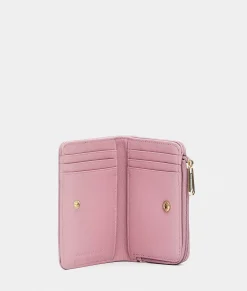 Fashion Mandarina Duck MELLOW LEATHER Leather Wallet LilacRose