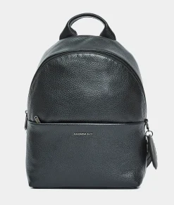 Outlet Mandarina Duck MELLOW LEATHER Medium Backpack Nero