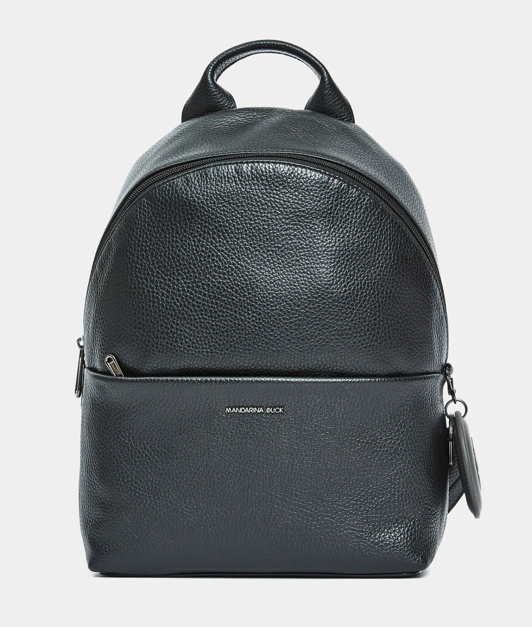 Outlet Mandarina Duck MELLOW LEATHER Medium Backpack Nero