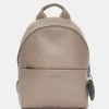 Hot Mandarina Duck MELLOW LEATHER Medium Backpack WarmTaupe