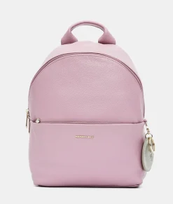 Online Mandarina Duck MELLOW LEATHER Medium Backpack LilacRose