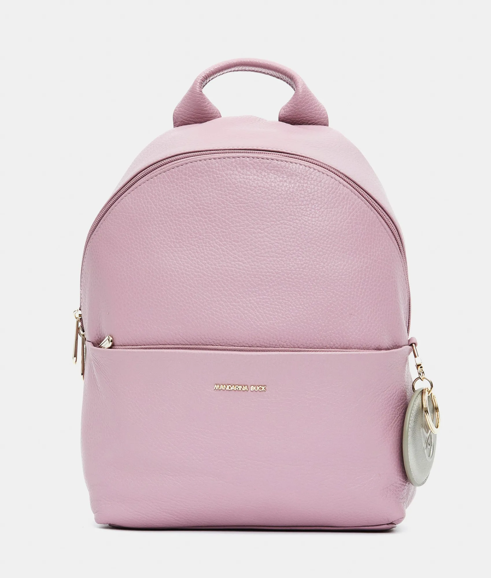 Online Mandarina Duck MELLOW LEATHER Medium Backpack LilacRose