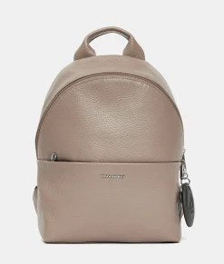 Hot Mandarina Duck MELLOW LEATHER Medium Backpack WarmTaupe