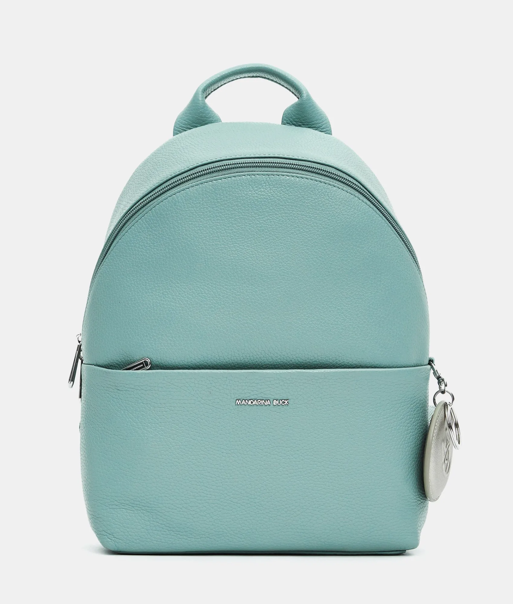 Sale Mandarina Duck MELLOW LEATHER Medium Backpack IcebergGreen