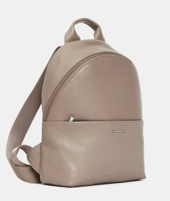 Hot Mandarina Duck MELLOW LEATHER Medium Backpack WarmTaupe