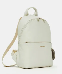 Outlet Mandarina Duck MELLOW LEATHER Medium Backpack Almond