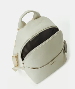 Outlet Mandarina Duck MELLOW LEATHER Medium Backpack Almond