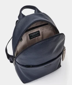 Discount Mandarina Duck MELLOW LEATHER Medium Backpack DressBlue