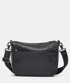 Outlet Mandarina Duck MELLOW LEATHER Medium Crossbody Bag Nero