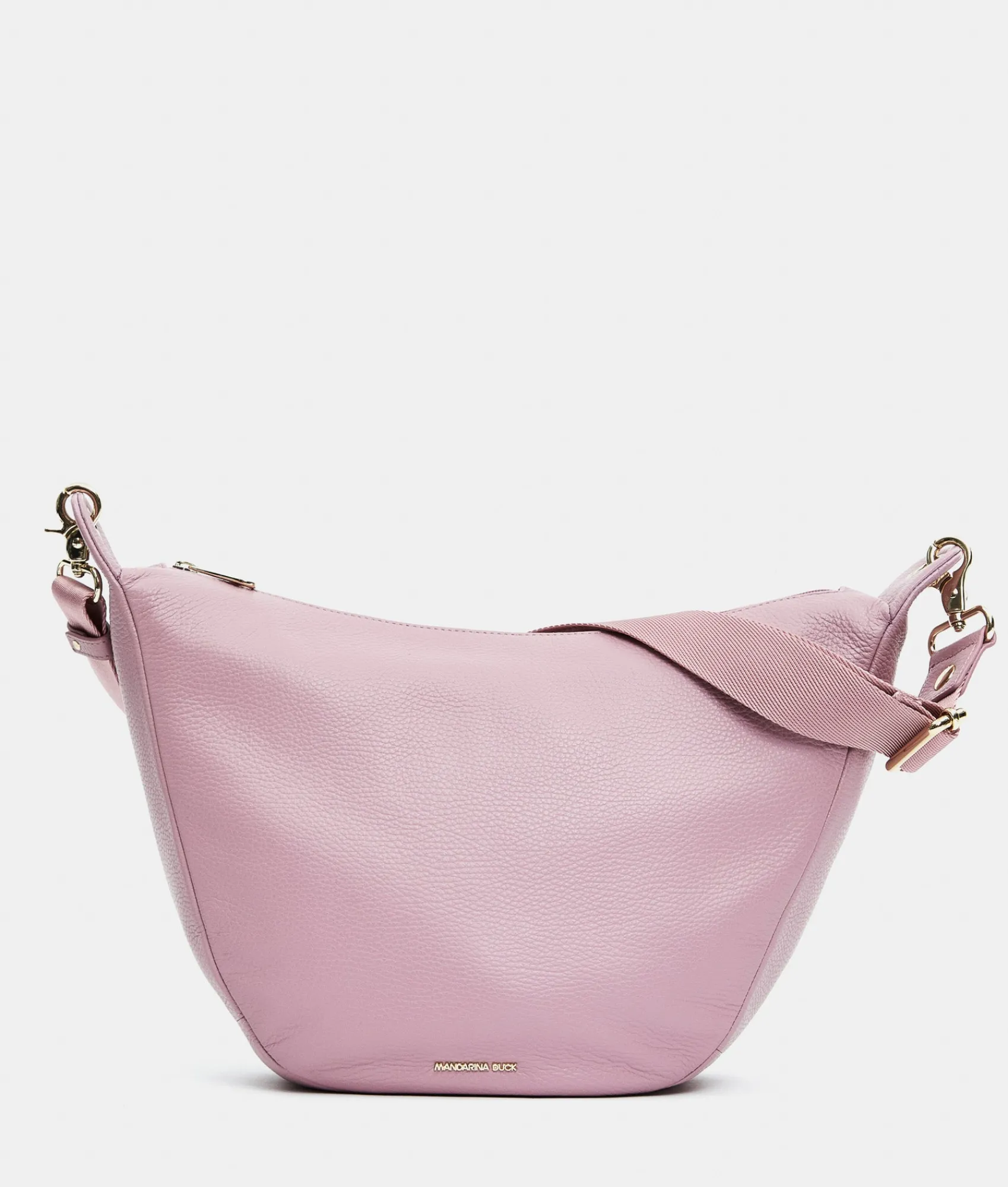 Hot Mandarina Duck MELLOW LEATHER Medium Hobo LilacRose