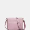 Sale Mandarina Duck MELLOW LEATHER Mellow Leather Shoulder Bag LilacRose