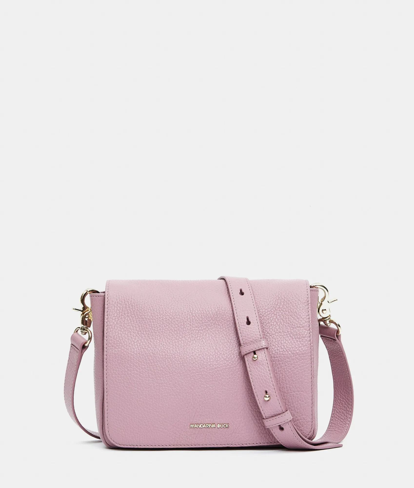 Sale Mandarina Duck MELLOW LEATHER Mellow Leather Shoulder Bag LilacRose