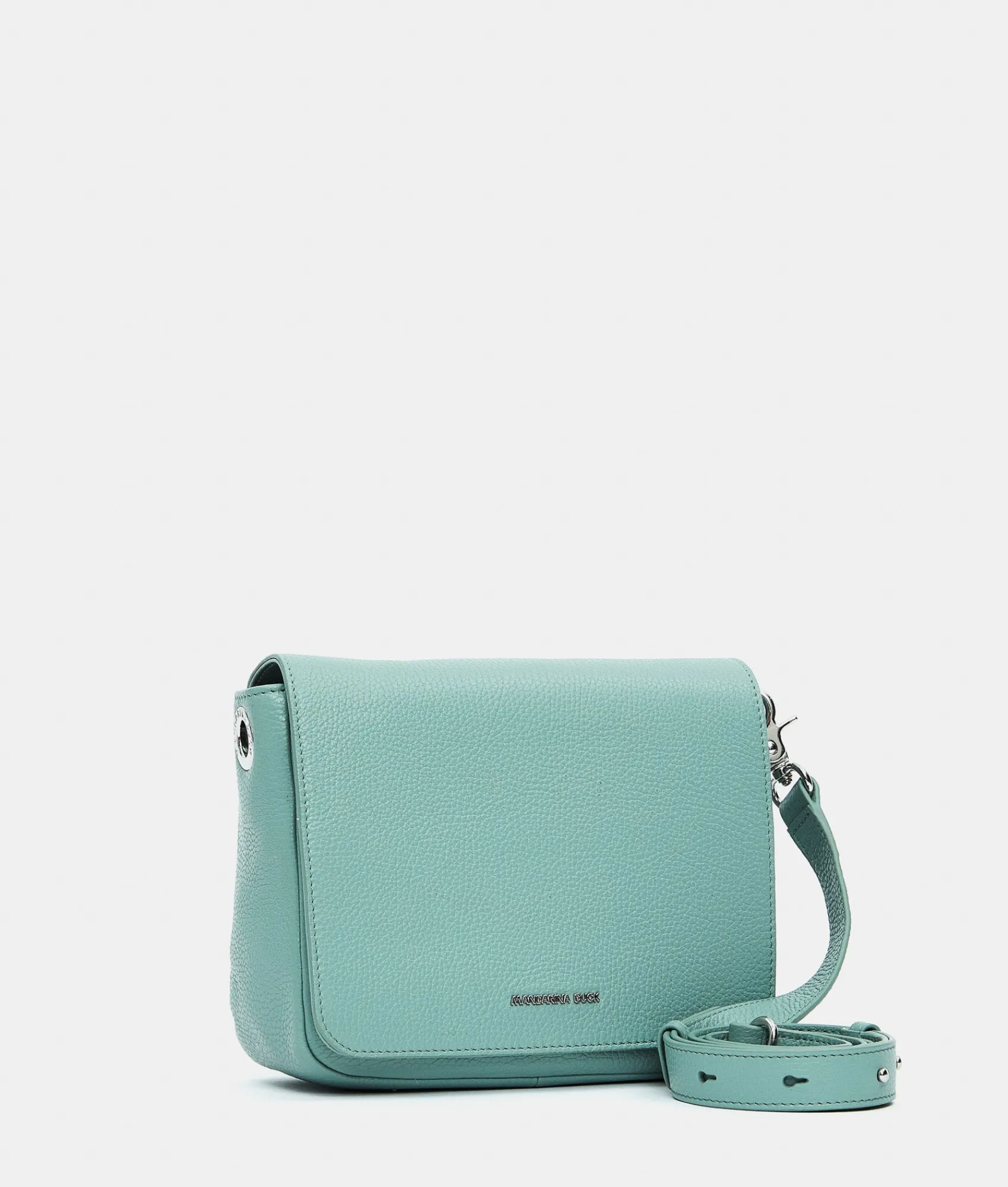 Best Mandarina Duck MELLOW LEATHER Mellow Leather Shoulder Bag IcebergGreen