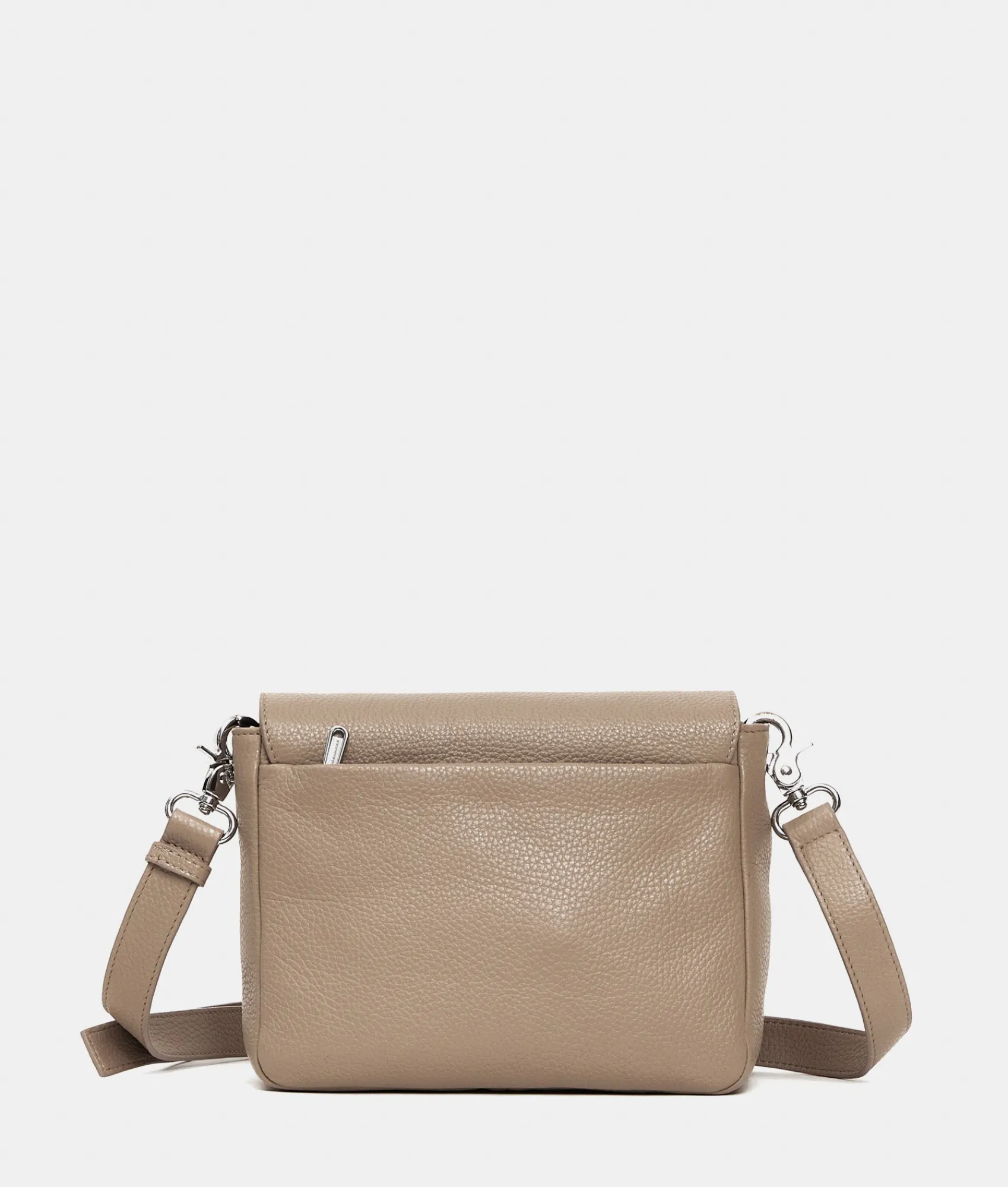 Fashion Mandarina Duck MELLOW LEATHER Mellow Leather Shoulder Bag WarmTaupe