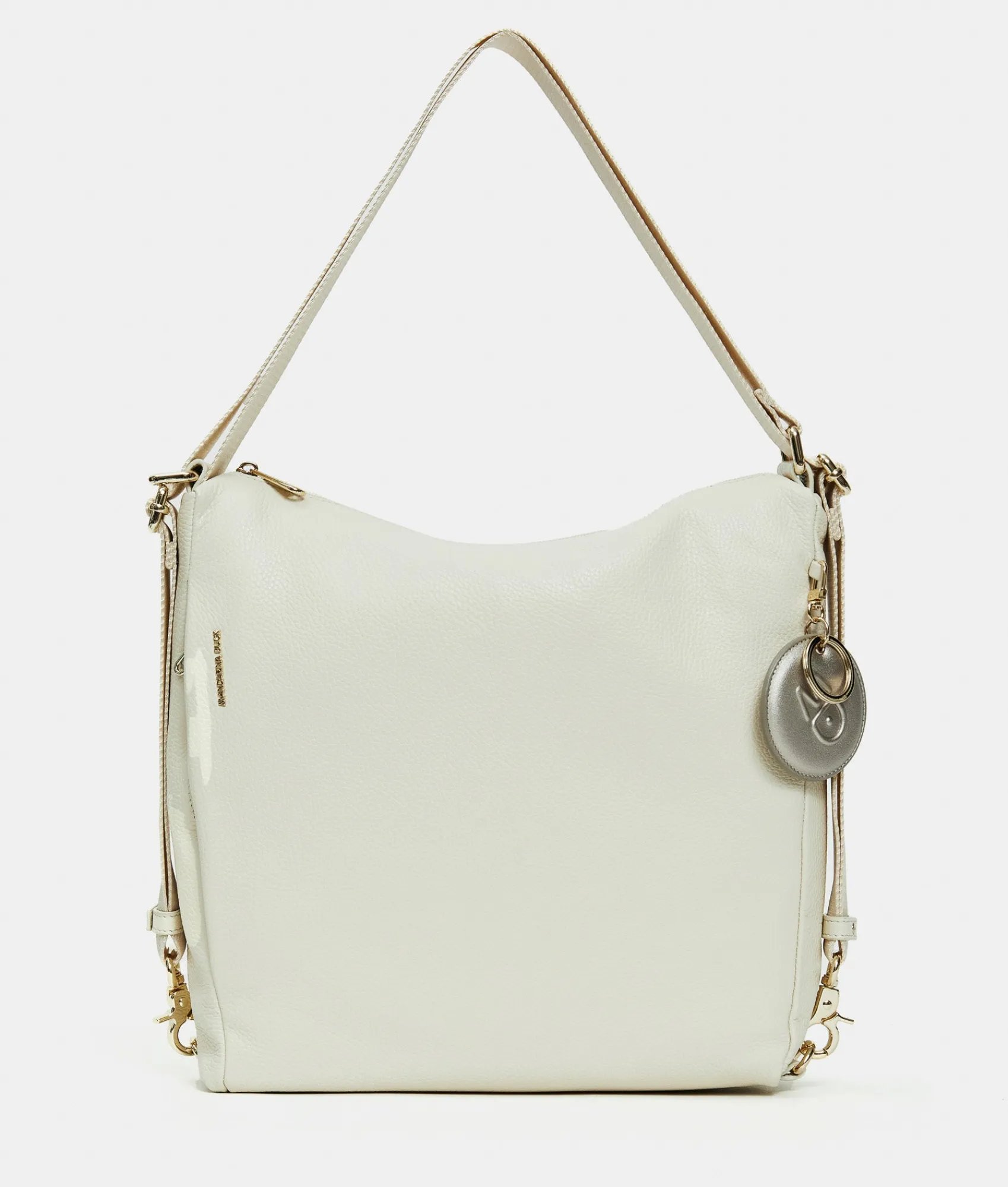 Outlet Mandarina Duck MELLOW LEATHER Shoulder Bag Almond