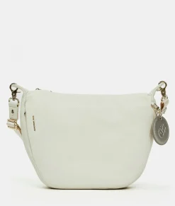 Hot Mandarina Duck MELLOW LEATHER Shoulder Bag Almond