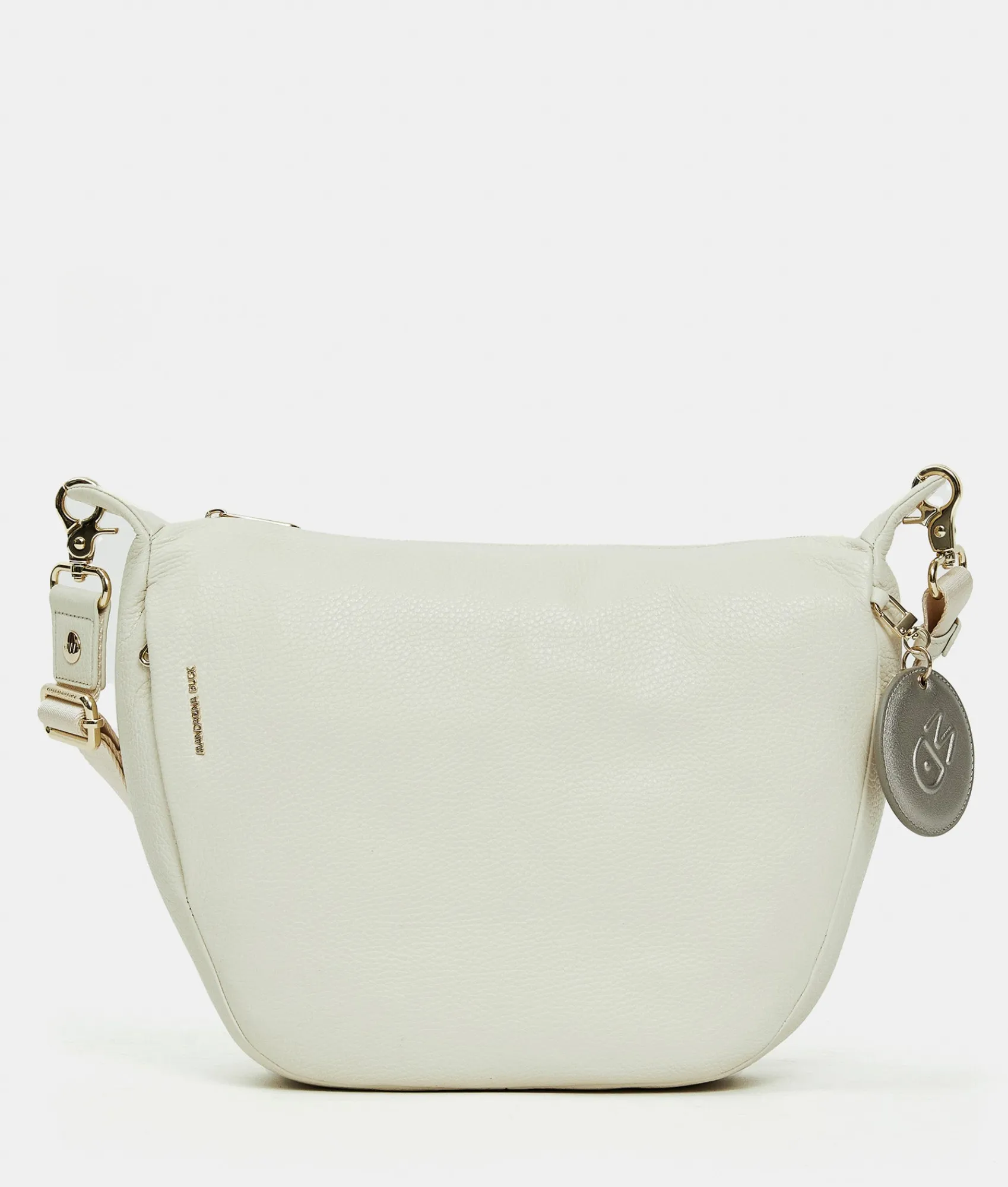 Hot Mandarina Duck MELLOW LEATHER Shoulder Bag Almond
