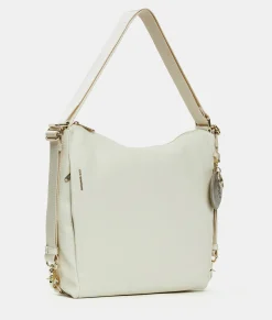 Outlet Mandarina Duck MELLOW LEATHER Shoulder Bag Almond