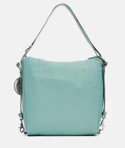 New Mandarina Duck MELLOW LEATHER Shoulder Bag IcebergGreen