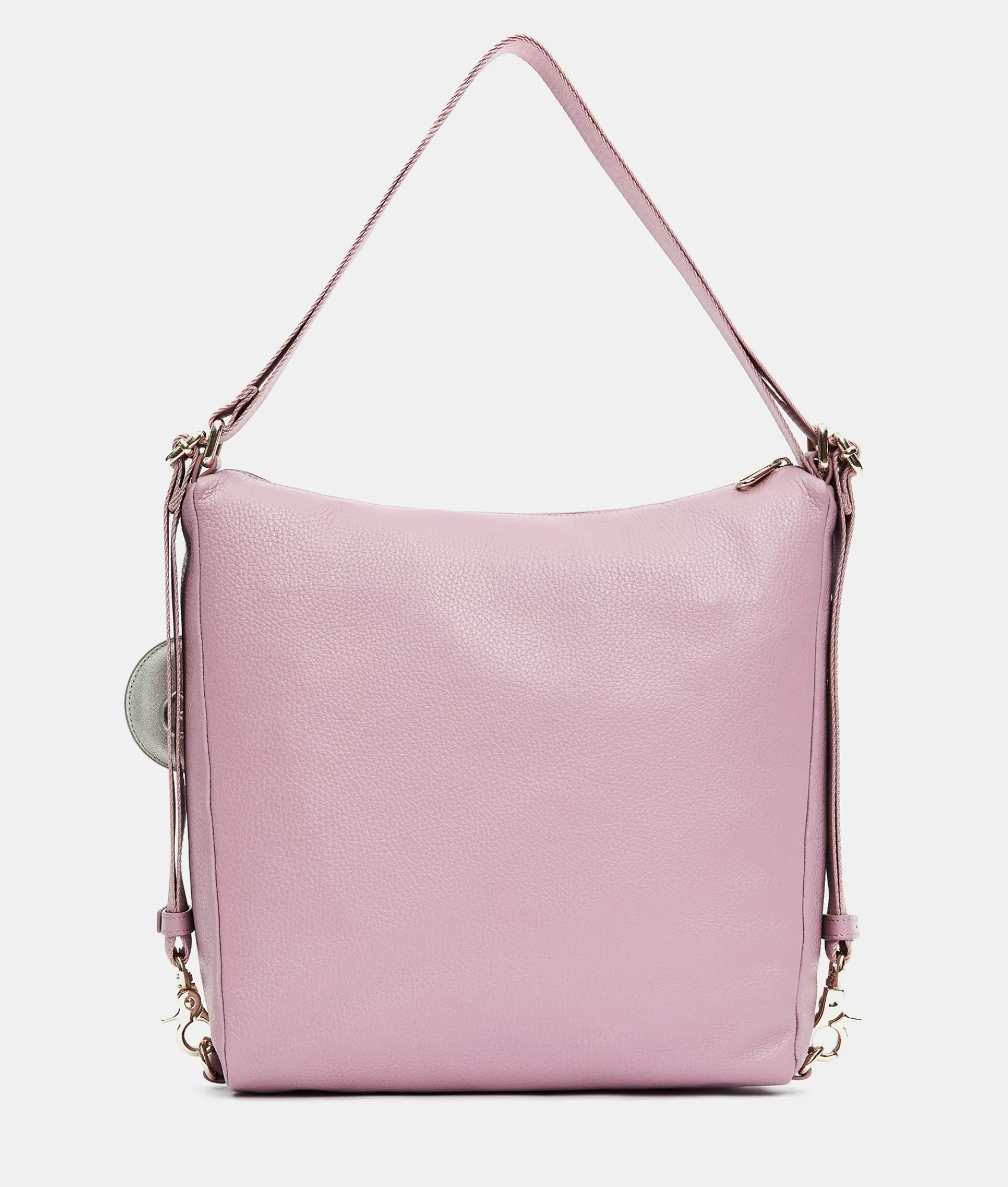 Hot Mandarina Duck MELLOW LEATHER Shoulder Bag LilacRose