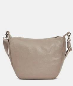 Discount Mandarina Duck MELLOW LEATHER Shoulder Bag WarmTaupe