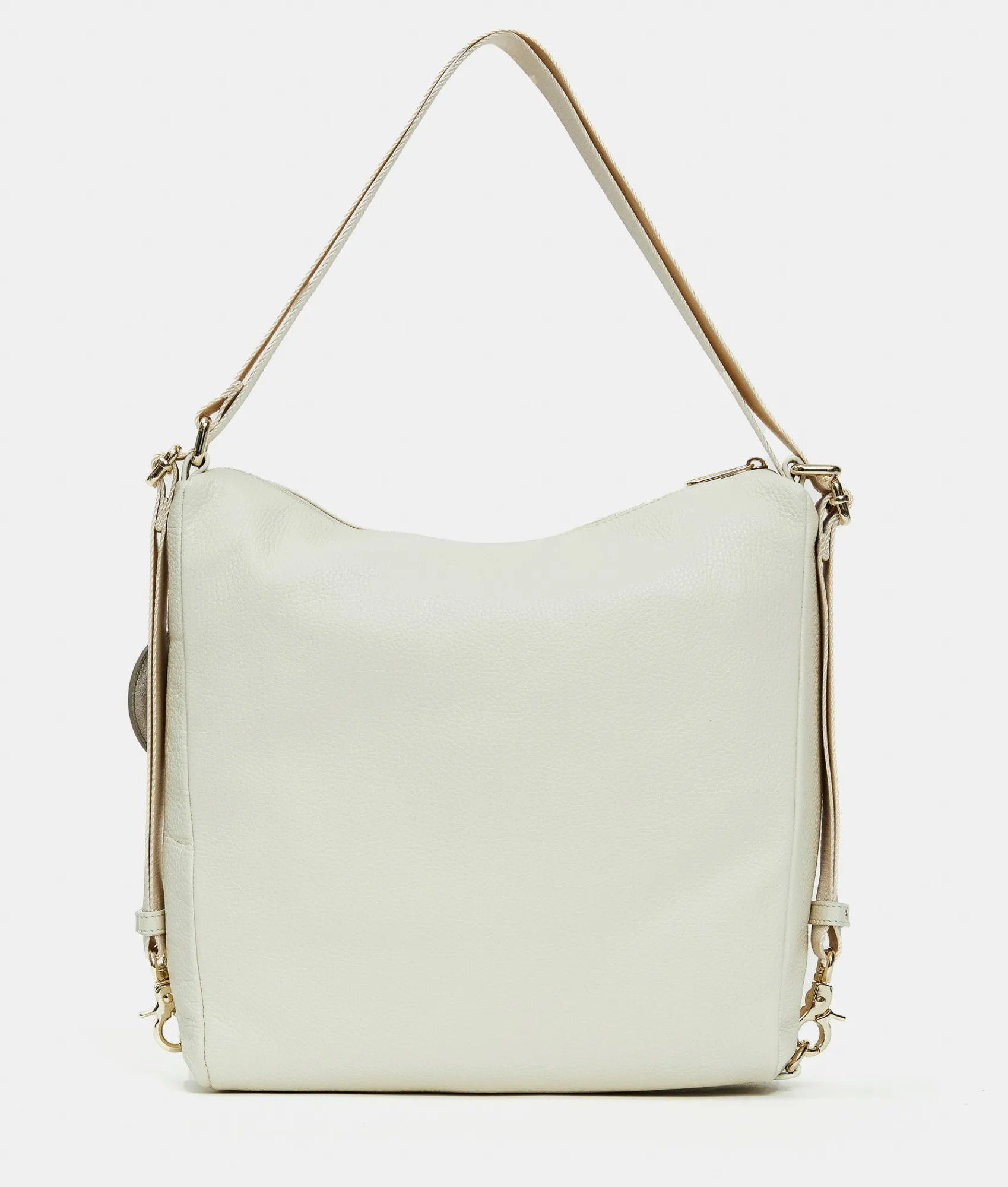 Outlet Mandarina Duck MELLOW LEATHER Shoulder Bag Almond