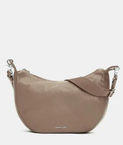 Hot Mandarina Duck MELLOW LEATHER Small Crossbody Bag WarmTaupe