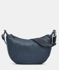 Fashion Mandarina Duck MELLOW LEATHER Small Crossbody Bag DressBlue