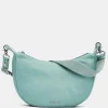 Discount Mandarina Duck MELLOW LEATHER Small Crossbody Bag IcebergGreen
