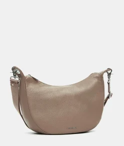 Hot Mandarina Duck MELLOW LEATHER Small Crossbody Bag WarmTaupe
