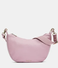 Sale Mandarina Duck MELLOW LEATHER Small Crossbody Bag LilacRose